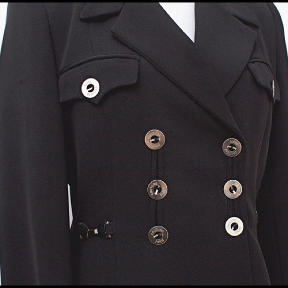 LEVANA COUTURE PARIS BLACK PANT SUIT - Picture 4 of 8